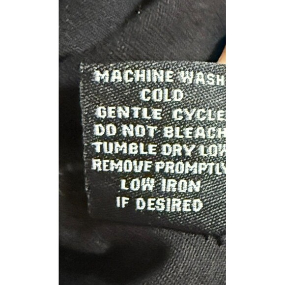 Women's New Look Cotton Twill Button Up Jacket - Black - Size 3X - Picture 4 of 5